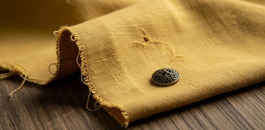 old-fashioned yellow cloth