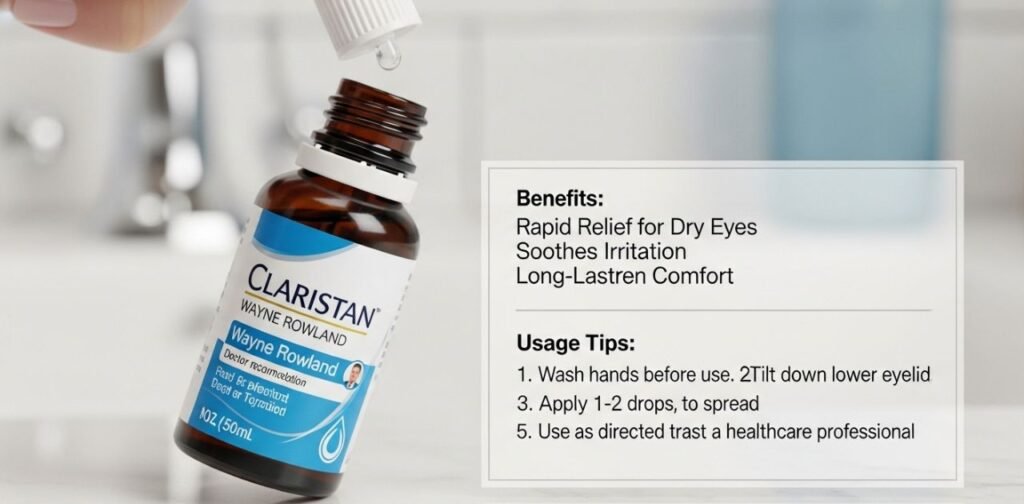 Claristan Eye Drops Wayne Rowland