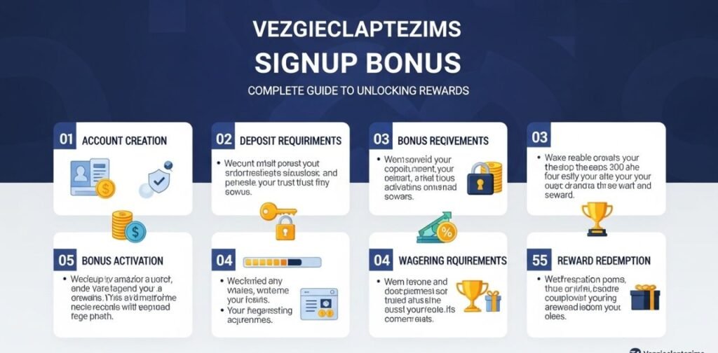 Vezgieclaptezims Signup Bonus