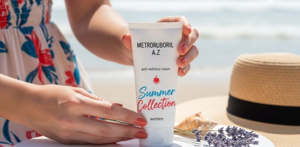 anti-redness cream metroruboril a.z summer collection women