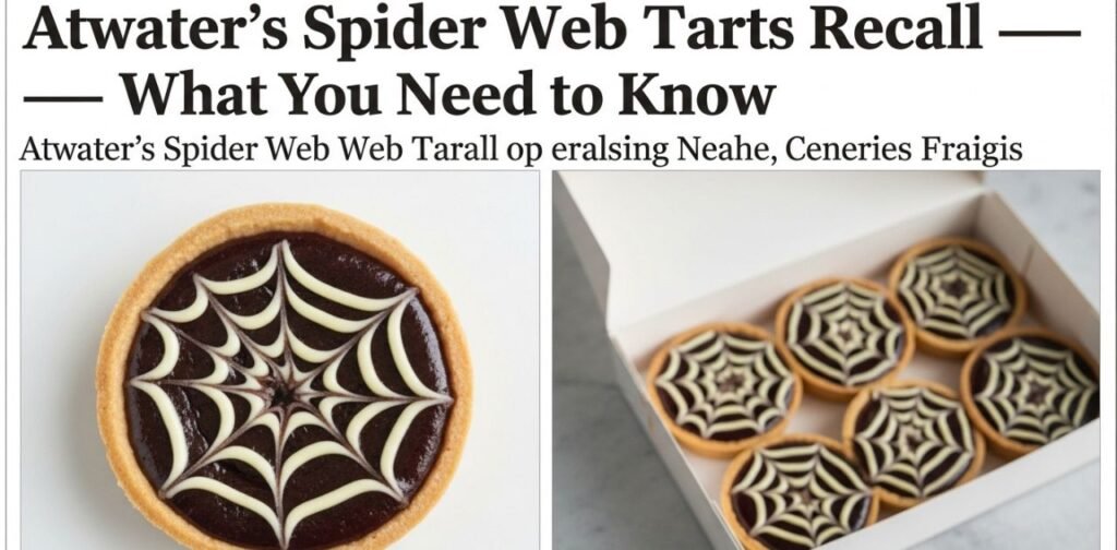 atwater's spider web tarts recall